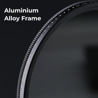 Image du produit K&F Concept B-Series Fader ND2-400 filtre gris ajustable - 62 mm (62 mm, Filtre UV, 62 mm)