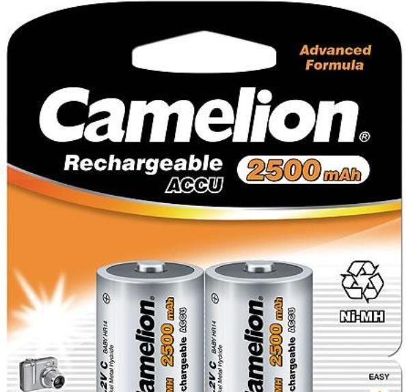 Produktbild Camelion NH-C2500BP2 - Wiederaufladbarer Akku - Nickel-Metallhydrid (NiMH) - 1,2 V - 2 St (2 Stk., C, 2500 mAh)