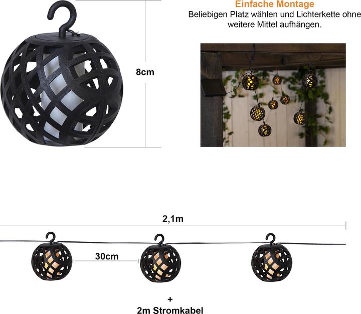 Actual product image Star Trading Solar Flame (2 m)