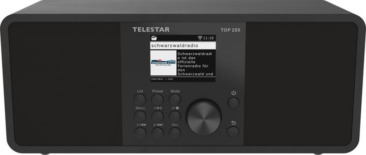 Image du produit Telestar TOP 250 DAB+ Internetradio schwarz (Webradio, DAB+ DAB, VHF, Bluetooth, WiFi)