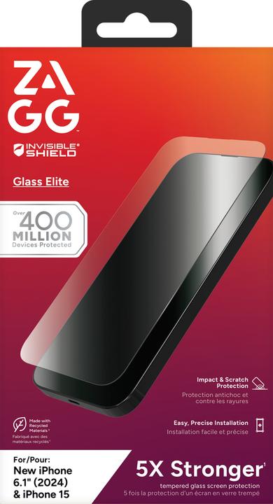 Image du produit Zagg Glass Elite (1 pièce(s), Apple iPhone 16)