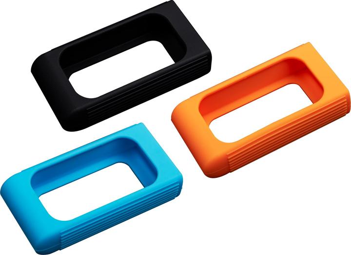 Productafbeelding Kingston XS SSD Rubber Sleeve 3 Pack - Zwart Blauw Oranje