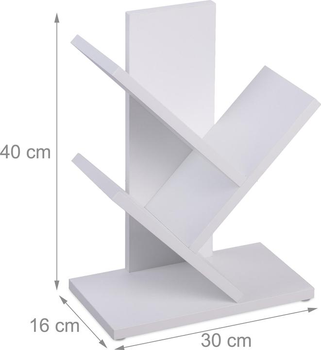 Image du produit Relaxdays Étagère à livres (30 x 16 x 40 cm)