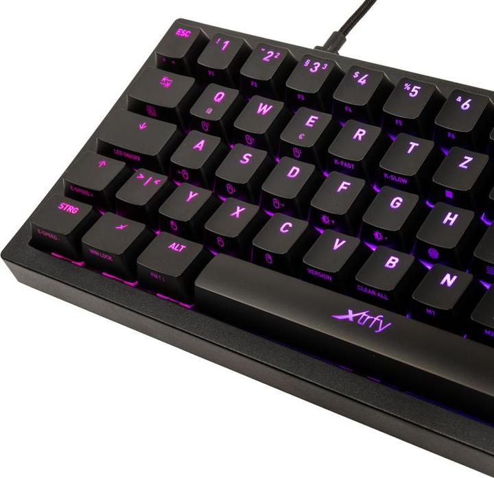 Actual product image CHERRY xtrfy K5 Gaming Keyboard TKL, RGB - Black (DE, Cable)