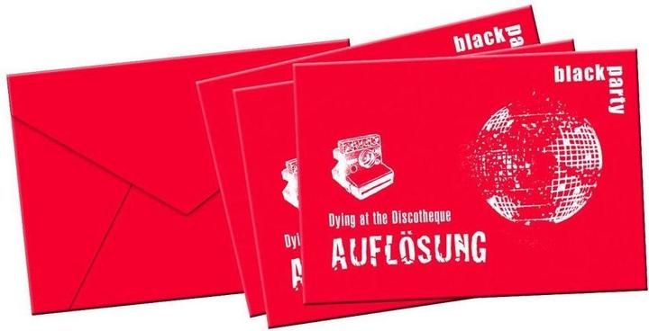 Actual product image black party Dying at the Discotheque (German)