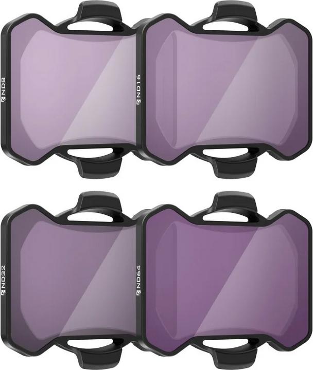 Freewell ND Filters 4Pack ND8, ND16,ND32, ND64 (Drohnen Filter, DJI Avata 2)