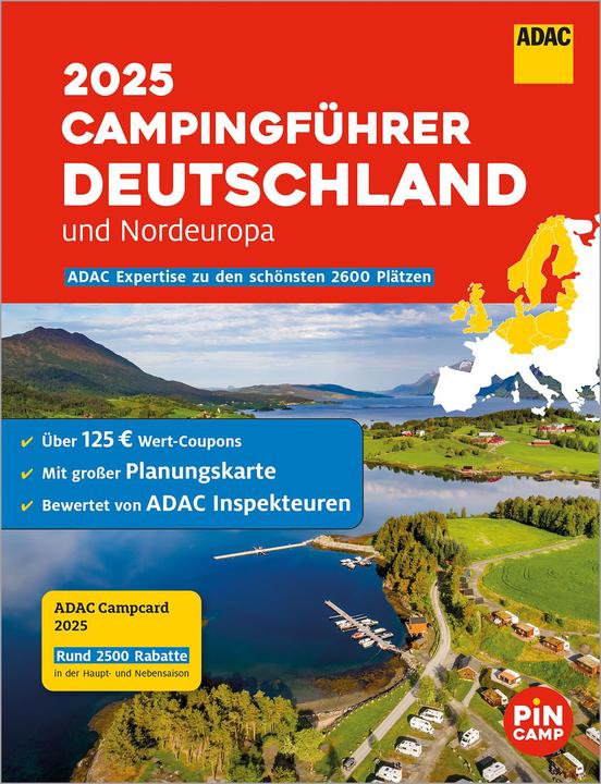 Actual product image Adac Campingführer Deutschland/Nordeuropa 2025 (German, 2024)