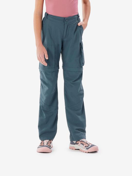 Image du produit Quechua Pantalon modulable de randonnée junior, MH500 bleu (140)