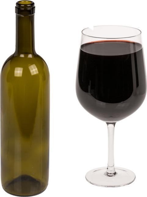Immagine prodotto Out of the blue XXL - Bicchiere da vino gigante da 740 ml (74 cl, 1 Occhiali, Bicchieri da vino bianco)