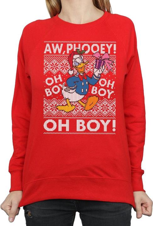 Immagine prodotto Disney Donald Duck Christmas Fair Isle Felpa Donna (XXL)