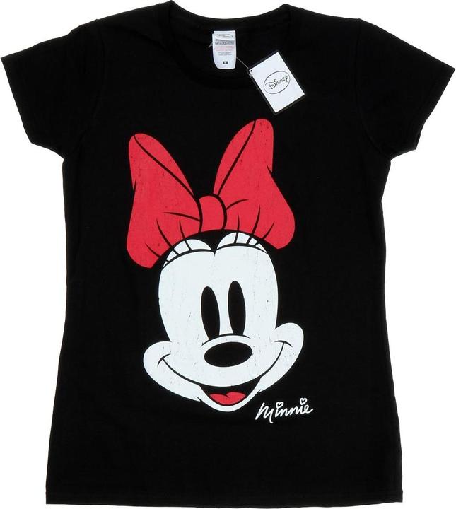 Immagine prodotto Disney Minnie Mouse Distressed Face Maglietta Donna (XS)