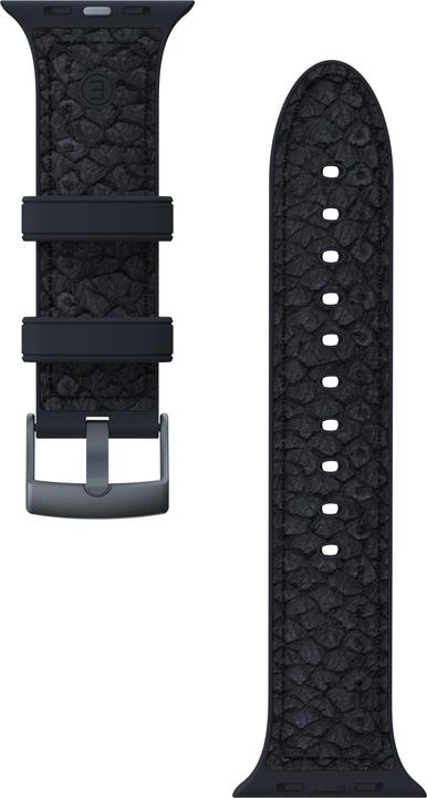 Image du produit Njord Bracelet en cuir de saumon Vindur Watch Strap for Apple Watch 44/45mm (45 mm, Cuir végétalien, Fermeture en acier inoxydable, Cuir de saumon)