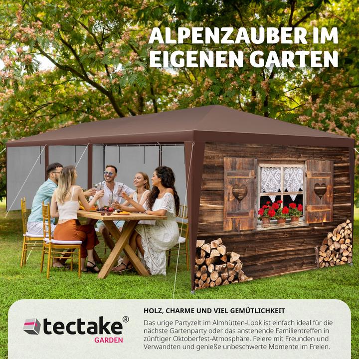 Actual product image tectake Alpine hut (900 cm, 300 cm)