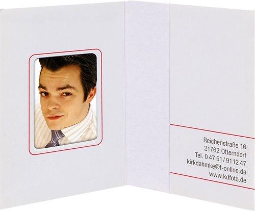 Actual product image Daiber 1x100 passport photo folders 45x65 mm (4.5 x 6.5 cm)