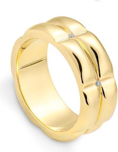 Produktbild Breuning RING - BRILL. 0,045 Ct. H/si (55, 750/18 K Gold)