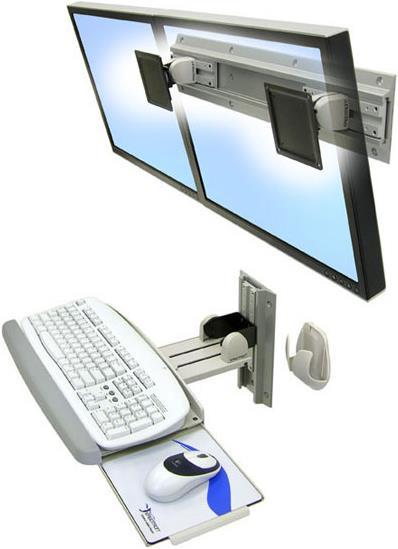 Actual product image Ergotron Neoflex Dual wall mount (Wall, 24")