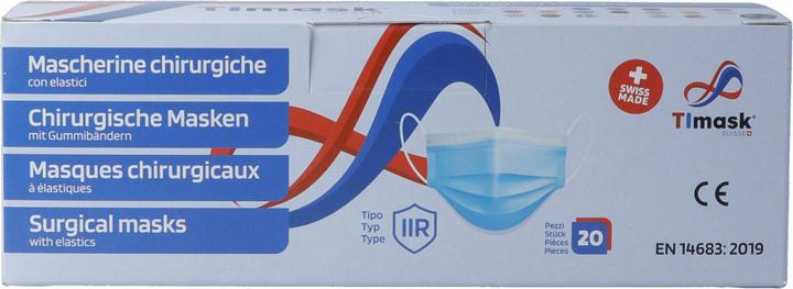 Produktbild Timask Einweg-Medizinmaske Typ IIR Tarnfarbe (Schutzklasse I, 20 x)