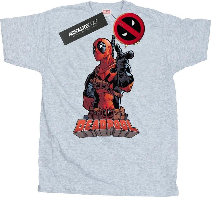 Actual product image Deadpool Mens Hey You Cotton T-Shirt (XL)