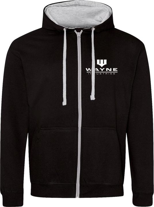 Immagine prodotto Batman Felpa con cappuccio Wayne Industries con zip a tutta lunghezza (S)