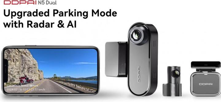 Actual product image DDpai Wideorejestrator N5 Dual (Night vision, 4K)