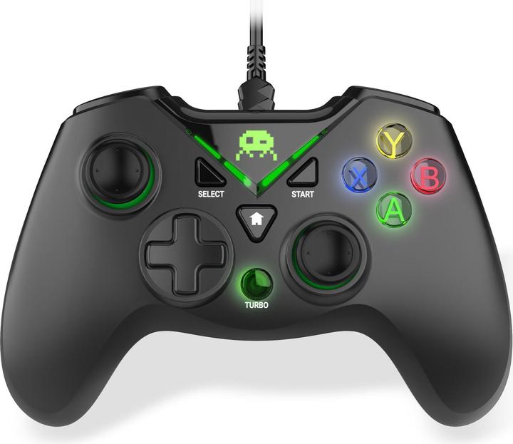 Produktbild NoName Freaks and Geeks - Black Wired Controller for PC with 3M Cable (PC)