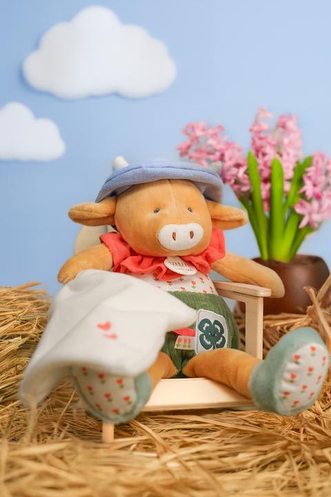 Produktbild Doudou et Compagnie Kuh Aneth mit Schmusetuch 28cm