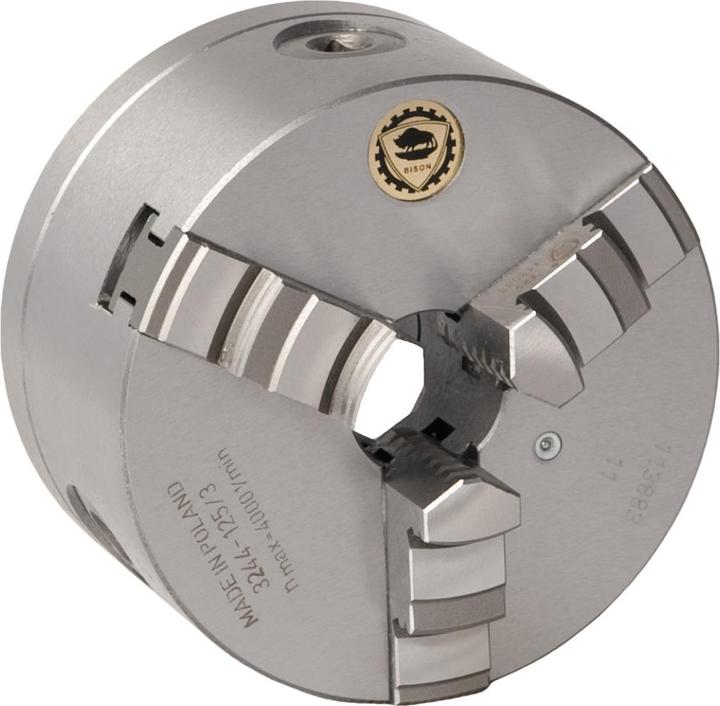 Immagine prodotto Optimum Mandrino per tornio a tre griffe BISON in ghisa Ø 125 mm DIN 6350 A2-3