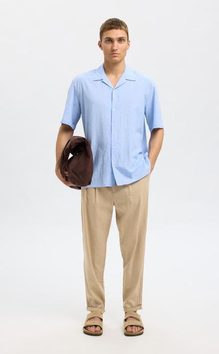 Actual product image Selected Homme Cropped relaxed fit trousers (W31/L32)