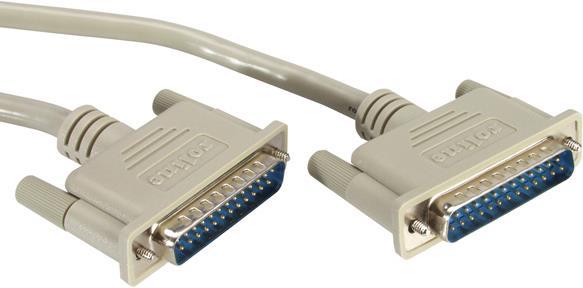 Actual product image Roline RS232 cable, ST-ST, 25pin (1.80 m, VGA)