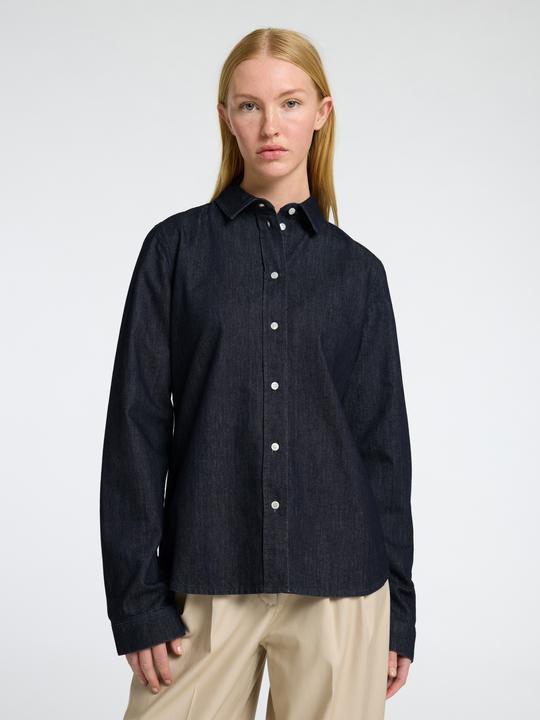 Image du produit Selected Femme Chemise en jean à manches longues près du corps (40)