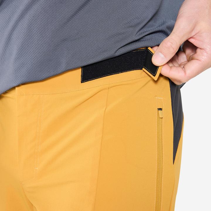Image du produit Rockrider Short vélo unisexe réspirant, Ochre (XXL)
