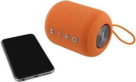 Image du produit Streetz Enceinte Bluetooth étanche CM757 (orange) TWS, 2x5W, IPX5 (18 h, Alimentation via port USB)