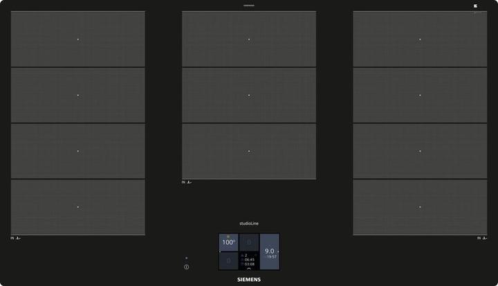 Actual product image Siemens EX907KXX5E iQ700 Induction hob 90 cm Black flush (integrated)