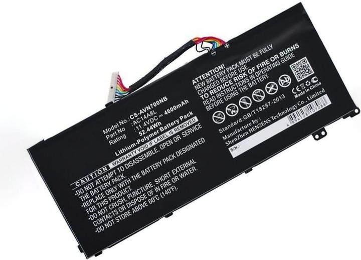 Produktbild AGI Akku kompatibel mit Acer Aspire V 15 Nitro (VN7-571G-70AD) (4600 mAh)
