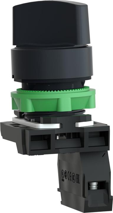 Actual product image Schneider Electric Selector switch 2P Black Spring Ret 1NO