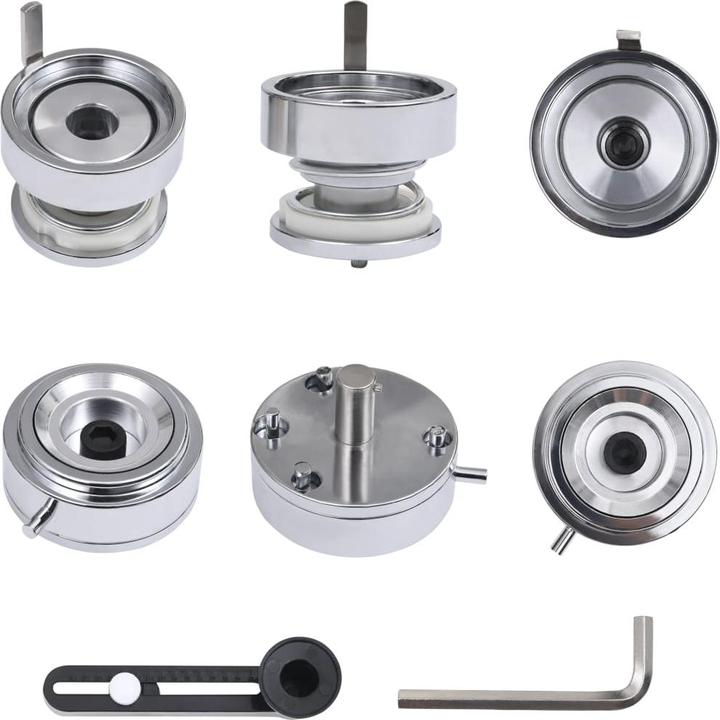 Produktbild Diverse Hardware Buttonmaschine mit Kreisschneider Drehstanze 44 mm