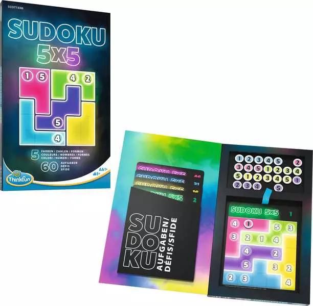 Produktbild Ravensburger ThinkFun - 76634 - Sudoku 5x5 - Das magnetische Reise-Knobelspiel. Perfekt für die Reise und als (Deutsch, Italienisch, Französisch)