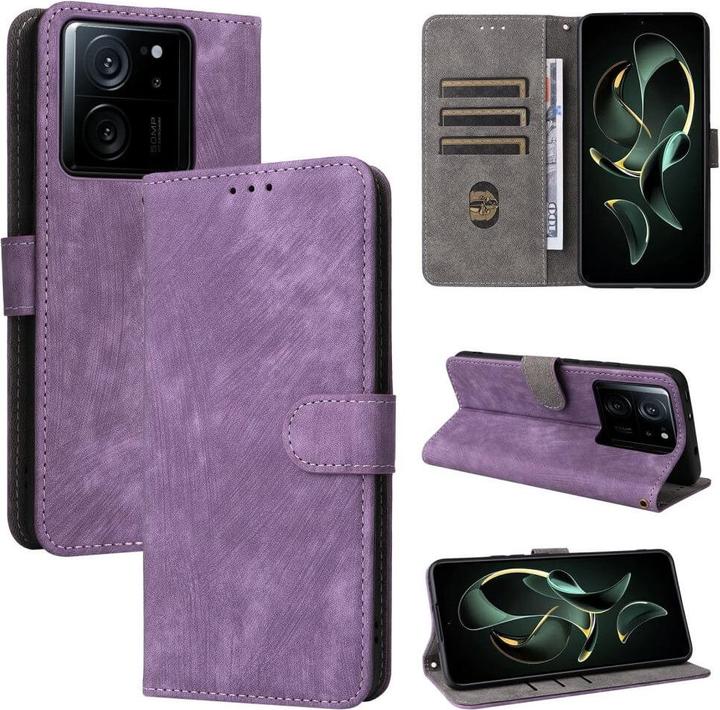 Productafbeelding Cover-Discount Xiaomi 13T / 13T Pro - Etui met RFID-blokker paars (Xiaomi 13T)