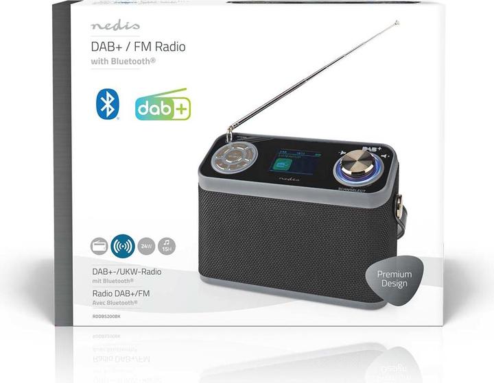 Productafbeelding Nedis DAB+ radio (DAB+, FM, Bluetooth)