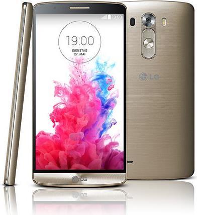 LG G3 (32 GB, Gold, 5.50", Single SIM, 13 Mpx, 4G)