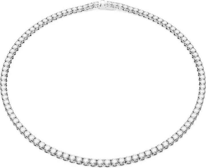 Immagine prodotto Swarovski Collana Matrix Tennis Taglio Rotondo Piccolo Bianco (Metallo Swarovski, 41 cm)
