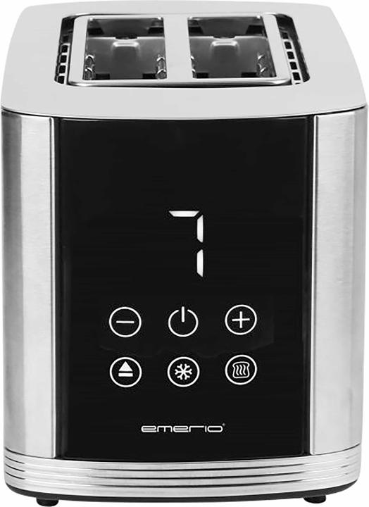 Produktbild Emerio TO-128308 Toaster BPA-frei, mit Brötchenaufsatz Edelstahl, Schwarz