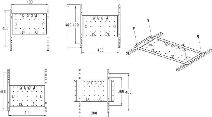Produktbild Multibrackets M VESA Super Slim Tilt & Turn (Wand, 55", 40 kg)