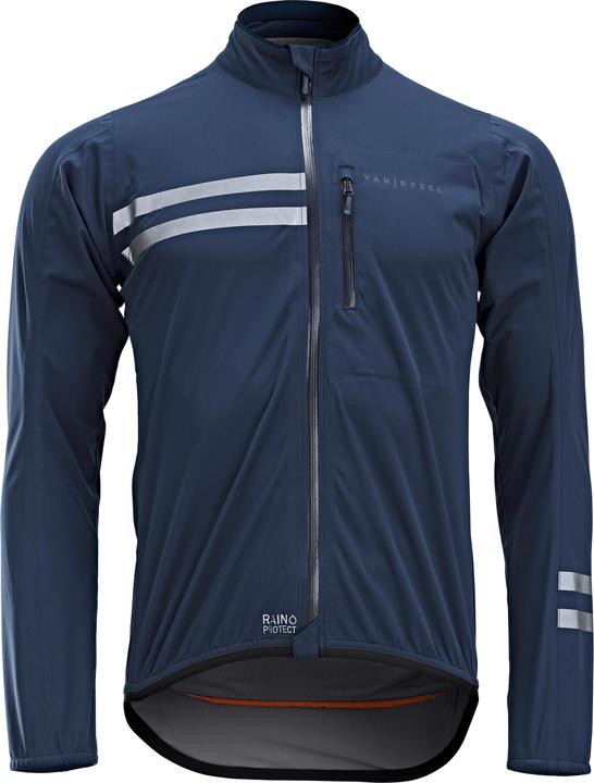 Van rysel Men's Road Cycling Rainproof Long-Sleeved Jacket- EDR - Blue