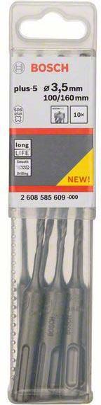 Actual product image Bosch Professional Zubehör Hammer drill SDS plus-5, 3.5 x 100 x 160 mm, pack of 10 (3.5 mm)