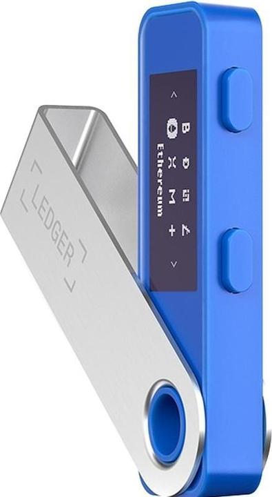 Produktbild Ledger Nano S Plus - Blau (Bitcoin, Ethereum Classic, Expanse, Dogecoin, Dash, Litecoin, Decred)