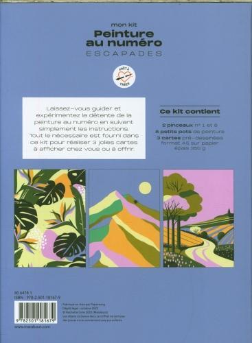 Image du produit Mon kit peinture au numéro : escapades (Français, Collectif)