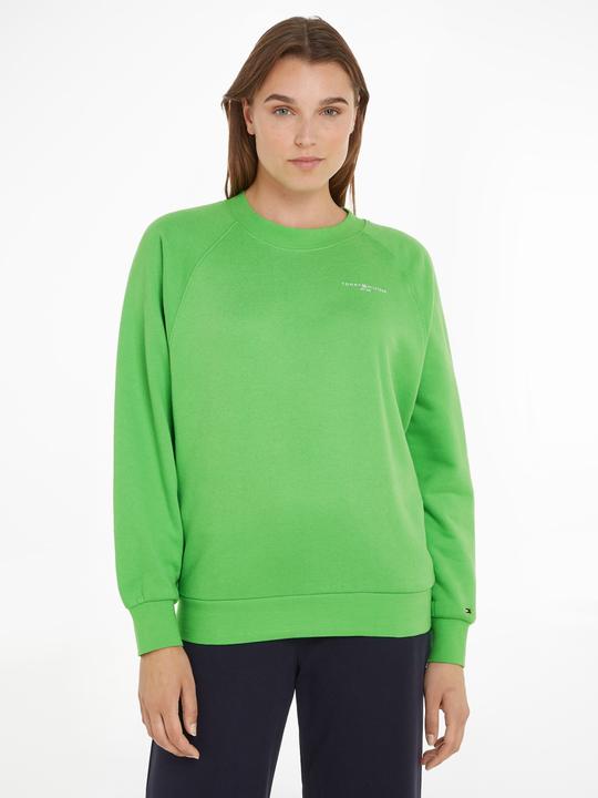 Actual product image Tommy Hilfiger Ladies Sweatshirt 1985 without hood, Green (Spring Lime), M (M)