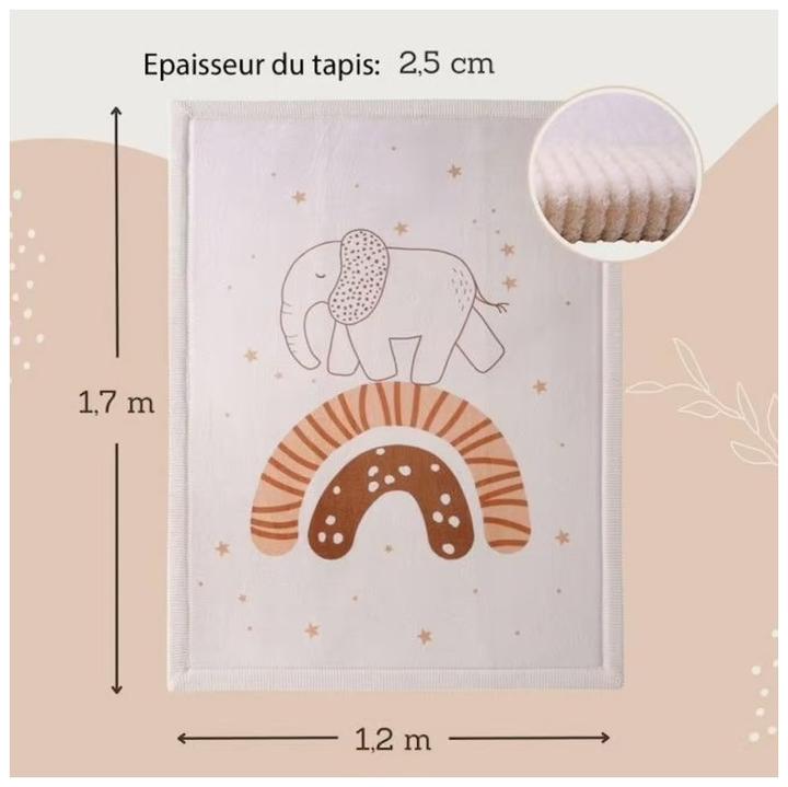 Produktbild Hakuna Matte Samtmatte, Wolke Spielmatte (160 x 120 cm)