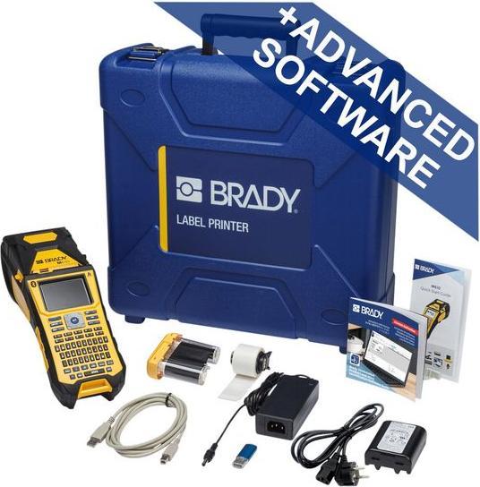 Actual product image Brady M610-QY-EU-BT-PWID, mobile thermal transfer printer, QWERTY keyboard, with PWIDS, PC connection (300 dpi)